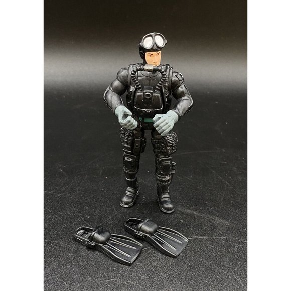 Excite US Navy Seal Figure Boat Raft Chap Mei Action Scuba Gear Camera - Picture 5 of 16